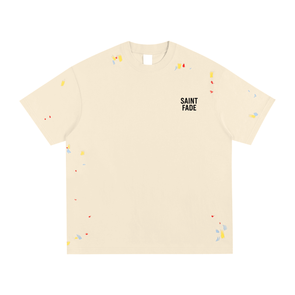 Paint Splattered SAINTS WORLDWIDE Tee