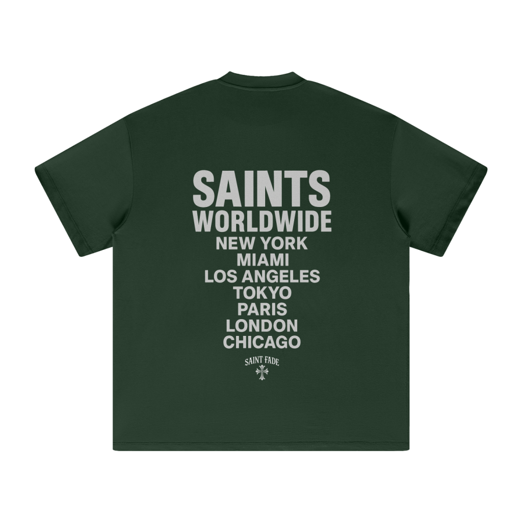 SAINTS WORLDWIDE GLOBE TEE