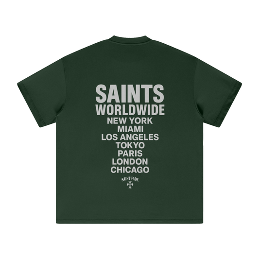 SAINTS WORLDWIDE GLOBE TEE